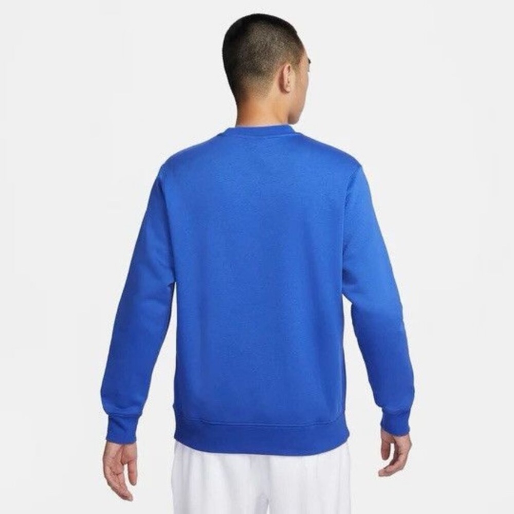 Nike Sportswear Club Fleece Crewneck Sweatshirt Game Royal Men Large BV2662-480 - Picture 2 of 11